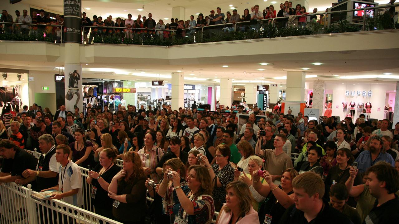 Back on centre stage, Aussie rock royalty Jimmy Barnes may have attracted a more mature crowd to level two but they were as equally excited to see the former Cold Chisel frontman launch his book in 2008. He returned in 2016 when he signed books Working Class Boy at Dymock’s book shop.