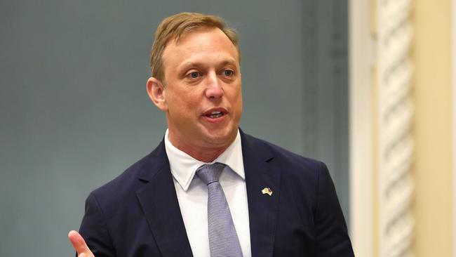 BRISBANE, AUSTRALIA - NewsWire Photos APRIL 16, 2024: Queensland Premier Steven Miles during parliament sitting in Brisbane. Picture: NCA NewsWire/Tertius Pickard