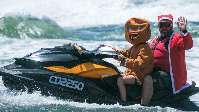 Jetski Santa Ride 2023: Picture: Glenn Campbell