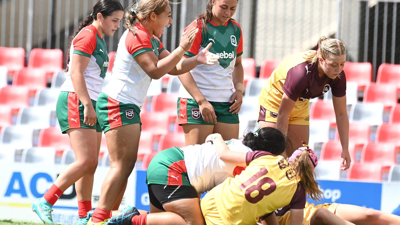 Under 17 City v Country Girls rugby league. Saturday 13, 2024. Picture, John Gass