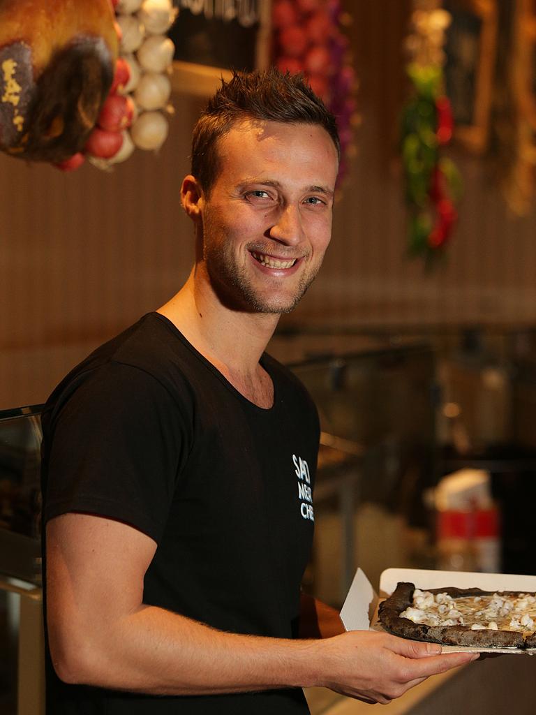 Eterna co-owner Edoardo Perlo at Sydney’s Salt Meats Cheese warehouse. Picture: Daniel Aarons