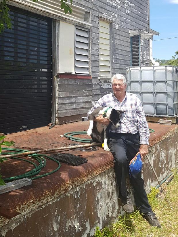 Jeff Carpenter outside the old Tansey cheese factory in Tansey, west of Gympie.