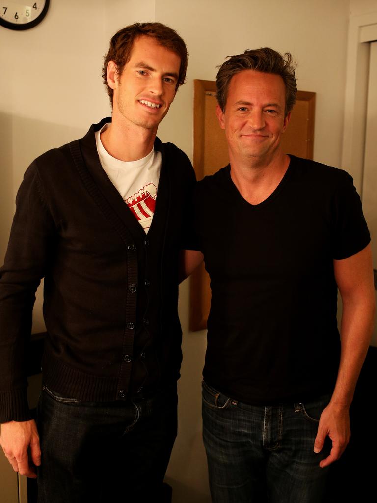 With Andy Murray in 2012. (Photo by Clive Brunskill/Getty Images)