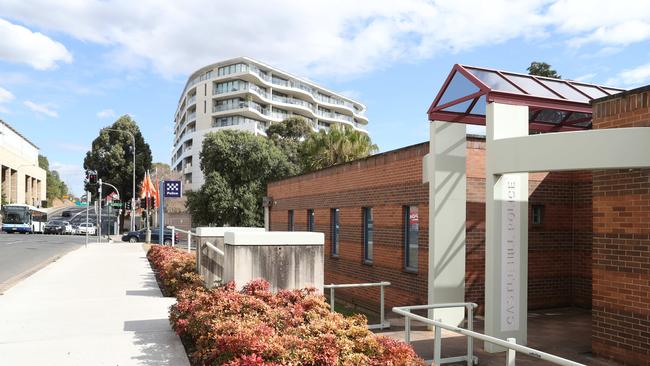 The boy was taken to Castle Hill police station where he was charged. Picture: David Swift)