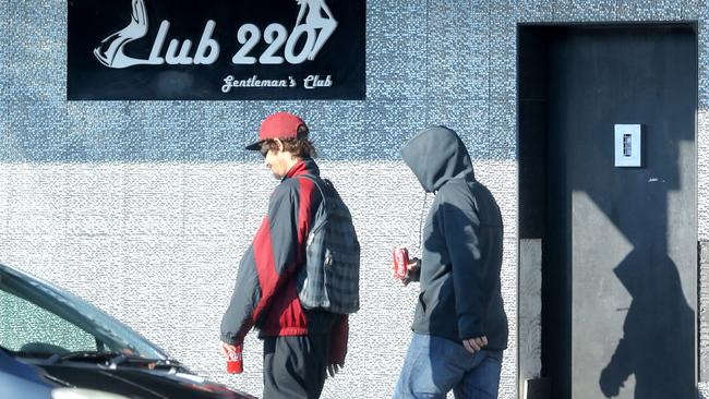 Club 220 in Kingswood, where Cassie Sainsbury is alleged to have worked.