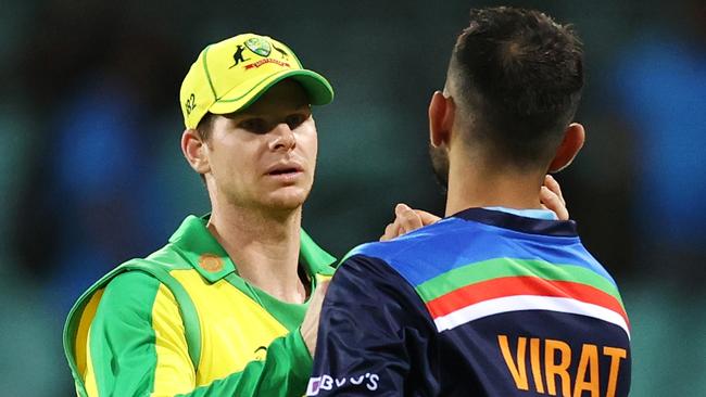 Steve Smith and Virat Kohli Picture: Getty Images