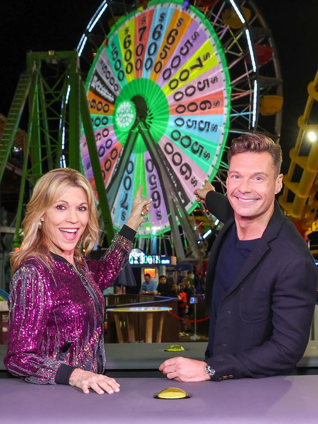 Sajak was replaced by beloved TV and radio personality Ryan Seacrest. Picture: Phillip Faraone/Getty Images for CBS Media Ventures / Sony Pictures Television