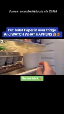 Why people are putting toilet paper in the fridge