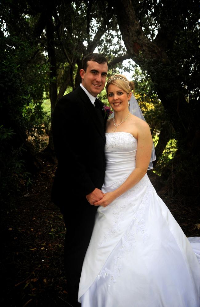 James Cuneo 24yrs married Nikketah McGrath 22yrs at St Paul's Anglican Church, Ipswich