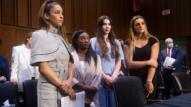 Nassar survivors Aly Raisman, Simone Biles, McKayla Maroney and Maggie Nichols