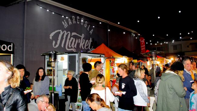 The Marcoola Market is on Friday nights. Picture: Erle Levey