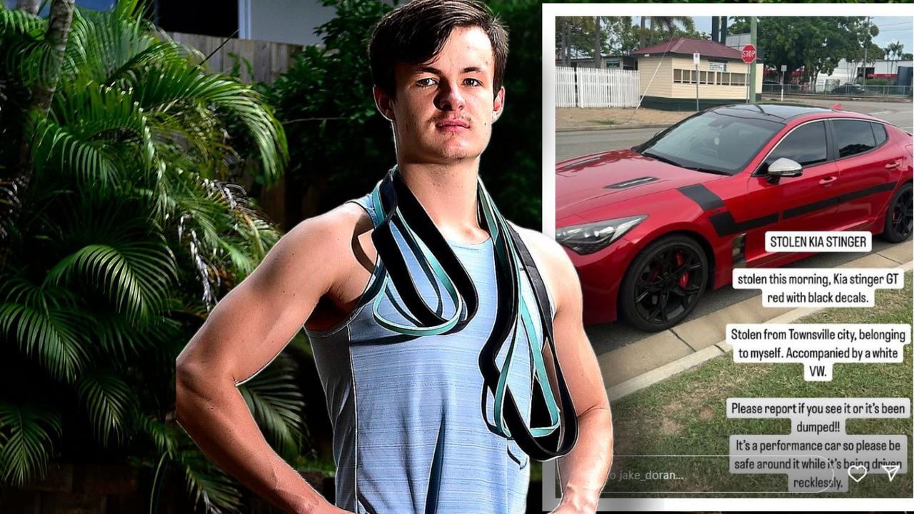 ‘Puts a lot of people at risk’: Kid crims steal sprint star’s 400hp Stinger