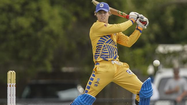 East Sandringham’s Matthew Harris was a leading player in the South East Cricket Association.