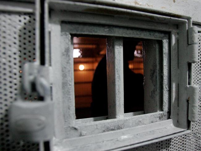 Part of the prison complex at the Baabda Court/Prison in Beirut, Lebanon. Sally Fauklner, Tara Brown and other 60 minutes crew have been held in these cells when appearing in court.