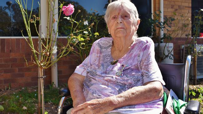 AT A LOSS: Tarcoola resident Betty Shepheard, 91, said everyone at Tarcoola, residents and staff, are in complete disbelief over the council’s decision to close the aged care facility. Pic: Peta McEachern