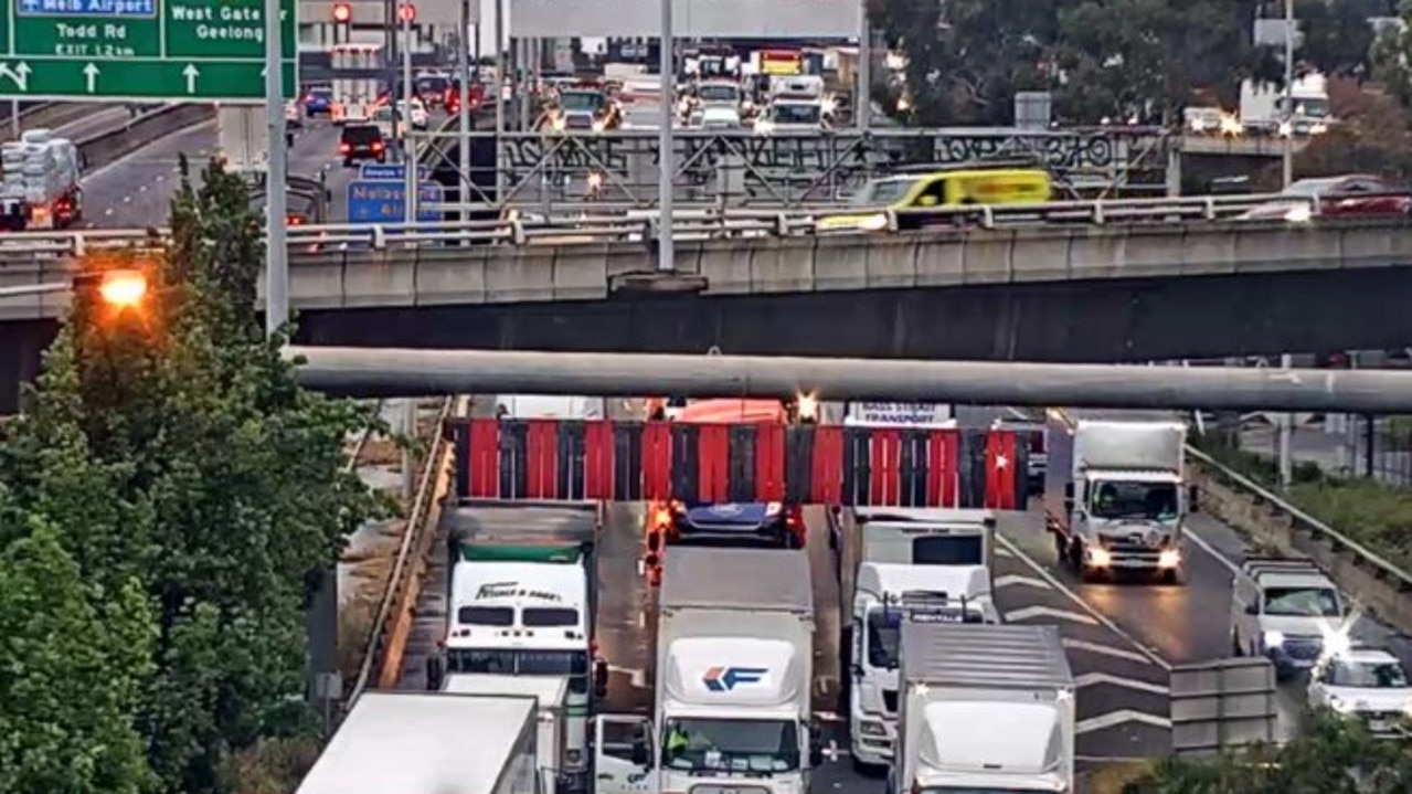 Over height truck bound for Burnley Tunnel sparks traffic chaos