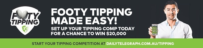 Strap to promote SuperCoach NRL tipping