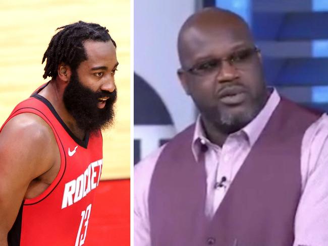 Shaquille O'Neal didn't hold back on James Harden.