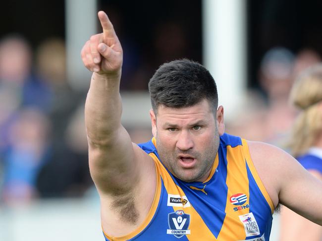 Former Cranbourne full-forward Marc Holt will wear a high number when he lines-up with Karingal in the MPNFL this season. Picture: Chris Eastman