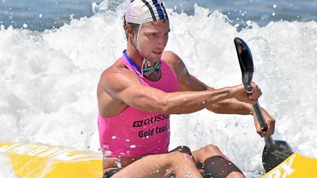 Surf lifesaver and paddler Lincoln Dews. Picture: Harvpix