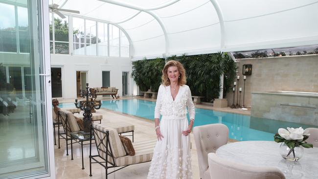 Renowned designer Keri Craig-Lee at the Ascot home she shares with beef baron husband Trevor. Picture: Ric Frearson