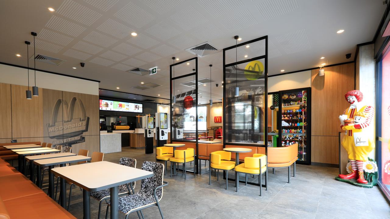 The new Yagoona restaurant has details that pay homage to the fast-food giant’s Aussie history. Picture: Supplied