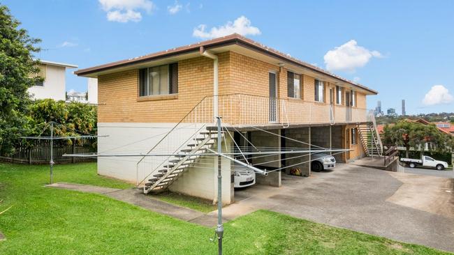 Units 1-4 in this unit complex at 66 Fifth Ave, Wilston, are being auctioned off, with proceeds to go to the RBWH Foundation.