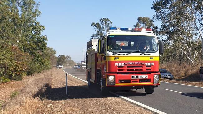 FILE PHOTO: Fire crews are currently battling a fast-moving blaze near the Mulligan Highway at Biboohra.