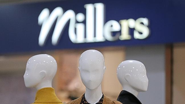 SYDNEY, AUSTRALIA - NewsWire Photos AUGUST 26, 2020:  A Millers retail store is seen in a shopping centre in Sydney. Picture: NCA NewsWire / Steven Saphore