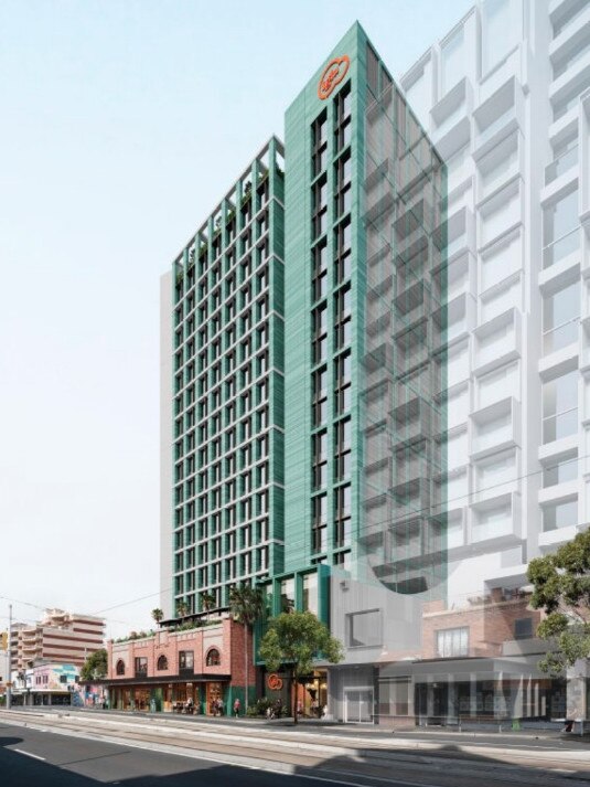 Artist impression of the proposed design at 277-291 Anzac Pde, Kingsford. Photo: Bates Smart