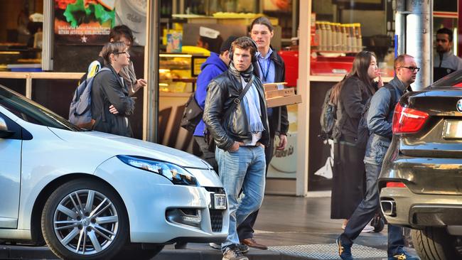 Limits could be even lower for narrower CBD thoroughfares such as Lt Collins St and Flinders Lane, to make them more pedestrian-friendly. Picture: Tony Gough