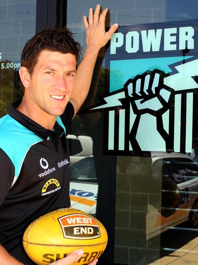 Carr played in Port’s 2004 premiership.