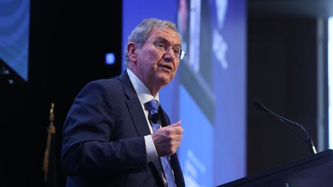 ASIC chair Joe Longo speaks at the ASIC Annual Conference at the Hilton hotel. Picture: John Feder