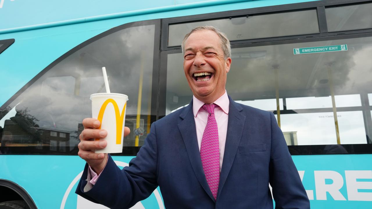 Nigel Farage Hit With Milkshake As He Launches Election Campaign | The ...