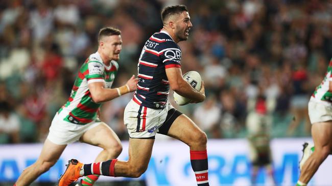 James Tedesco could be set for a big score against Manly. Picture. Phil Hillyard