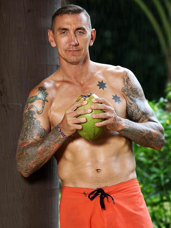 Former footballer Mat Rogers takes on Survivor this year. Picture: Nigel Wright