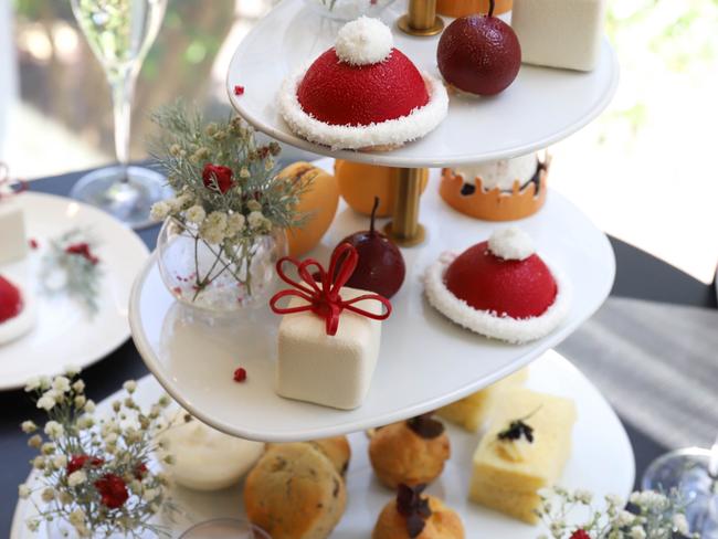 KOI Dessert Bar’s Christmas High Tea' sweets. Picture: Jenifer Jagielski