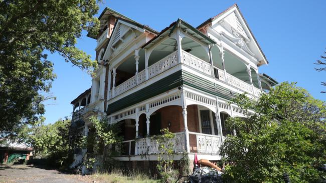 Joy Lamb at Lamb House which is becoming ruined and has squatters. Pic Peter Wallis