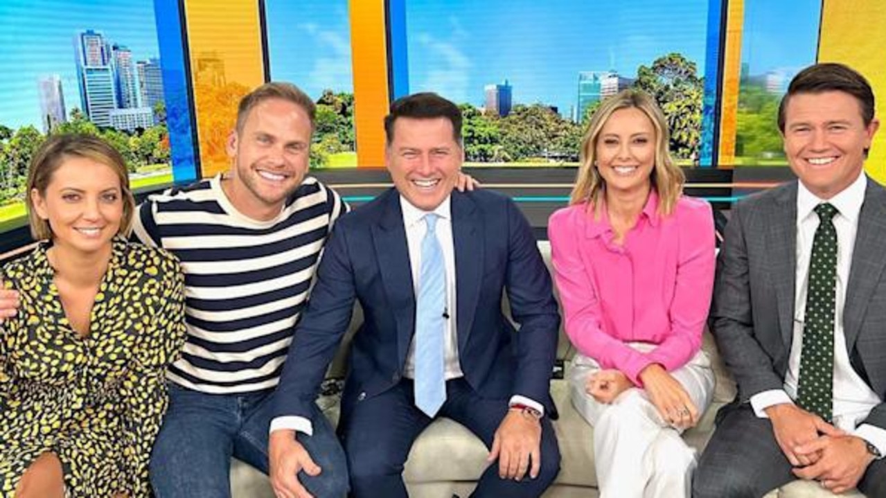 Channel 9’s Today show line-up. Picture: Channel 9