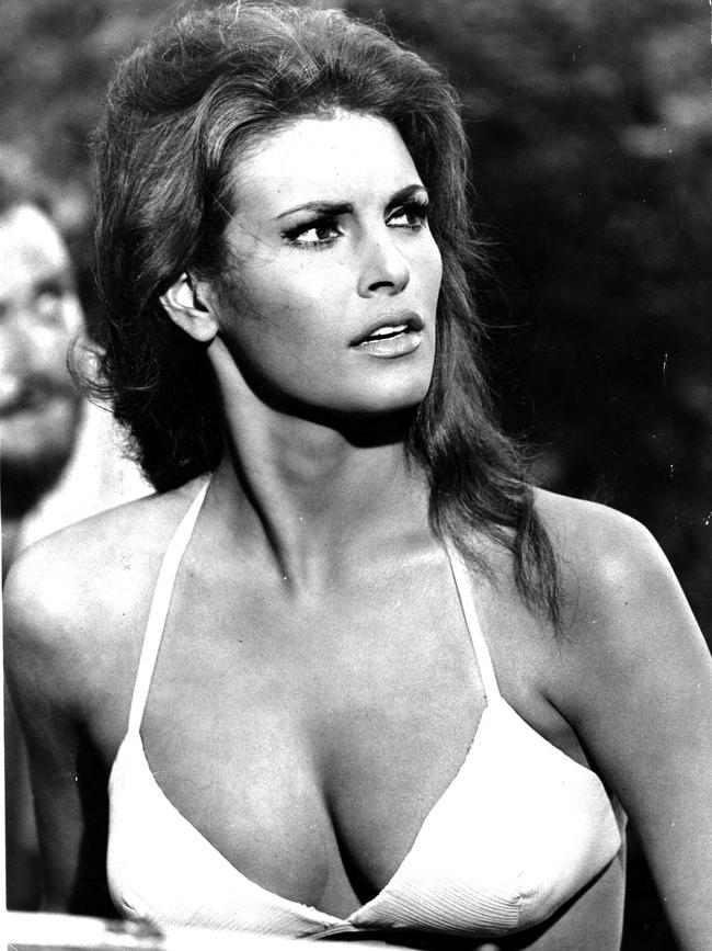 American sex symbol Raquel Welch in 1968.