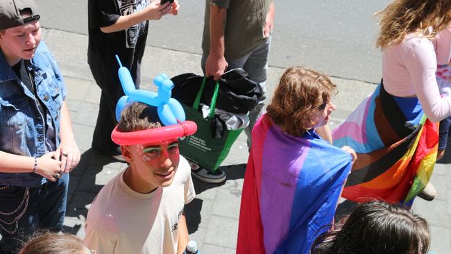 TasPride pride march Hobart 2025. Picture: Elise Kaine