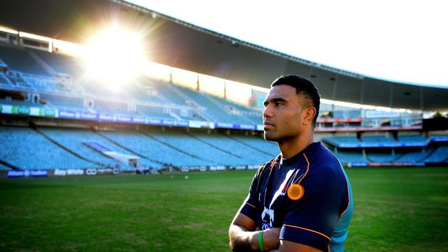 Waratahs player Wycliff Palu for profile. Photo Jeremy Piper