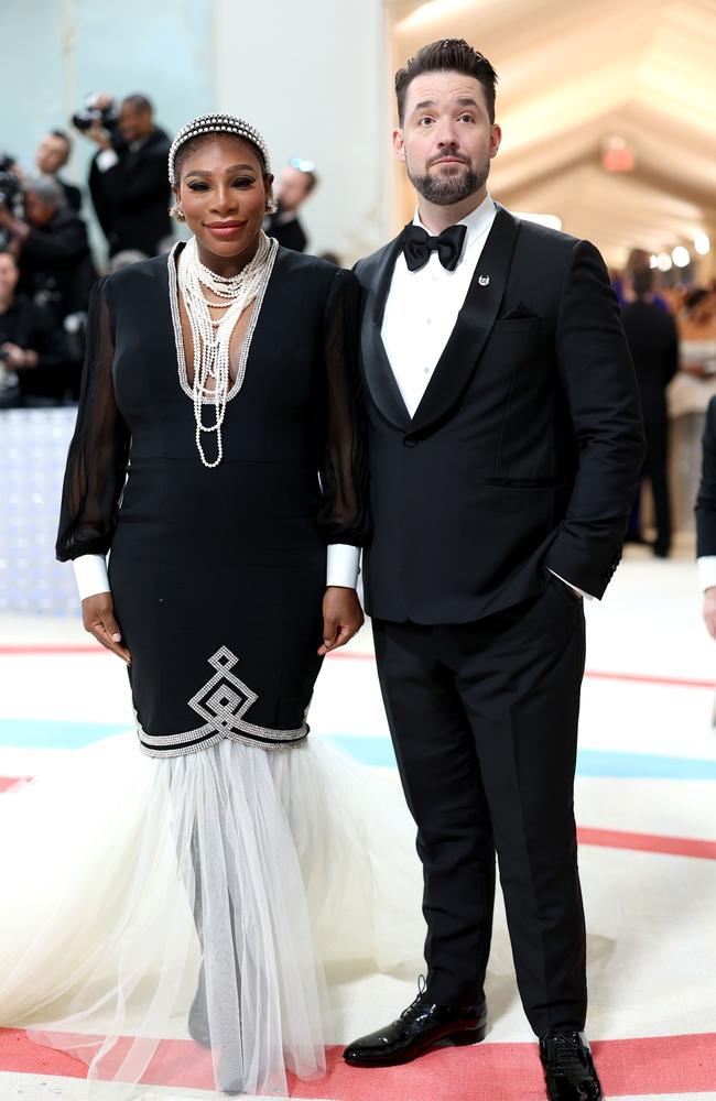 Serena Williams and Alexis Ohanian. Picture: Mike Coppola/Getty