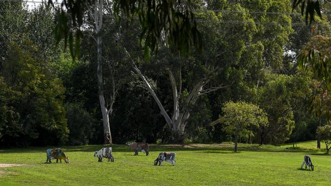 Heide’s sculpture garden in Bulleen. Picture: Penny Stephens.