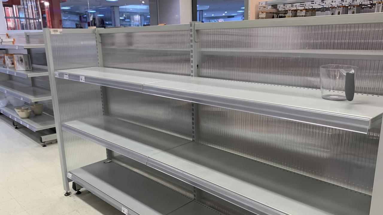 A Kmart in Sydney’s west had similar issues. Picture: Benedict Brook