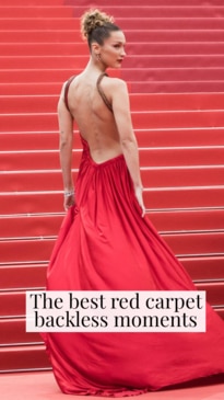 The best red carpet backless moments