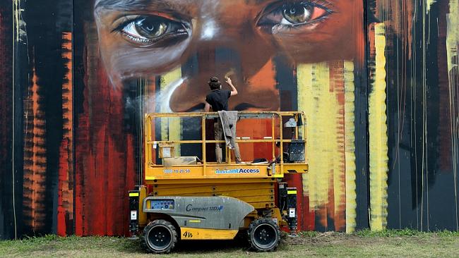 Three-day street art festival Hit The Bricks transforms Newcastle CBD ...