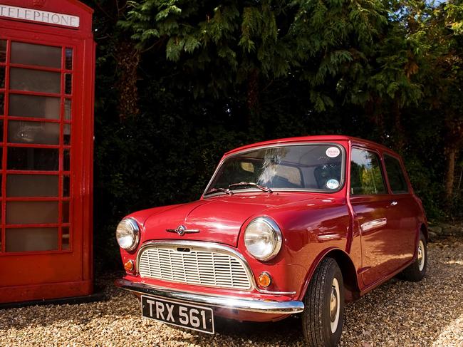 This original 1959 Mini Minor shows why it was such a favourite with drivers looking for a car with personality. Picture: AFP