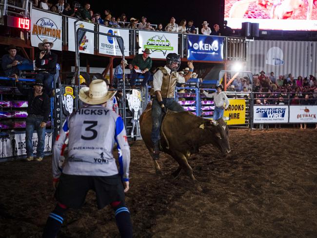 All the action at the sold-out 50th iteration of the Noonamah Tavern and Rodeo. Picture: Pema Tamang Pakhrin