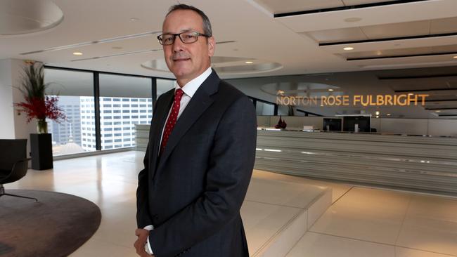 Wayne Spanner, managing partner for Australia at Norton Rose Fulbright's offices in Sydney. Picture: James Croucher